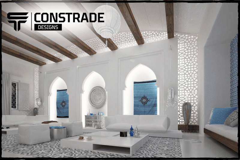 الطراز المغربي في التصميم الداخلي