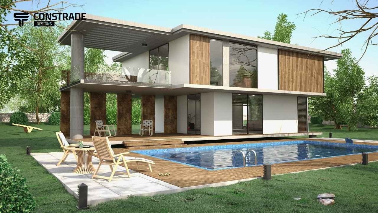 تصميم فيلا 400 متر